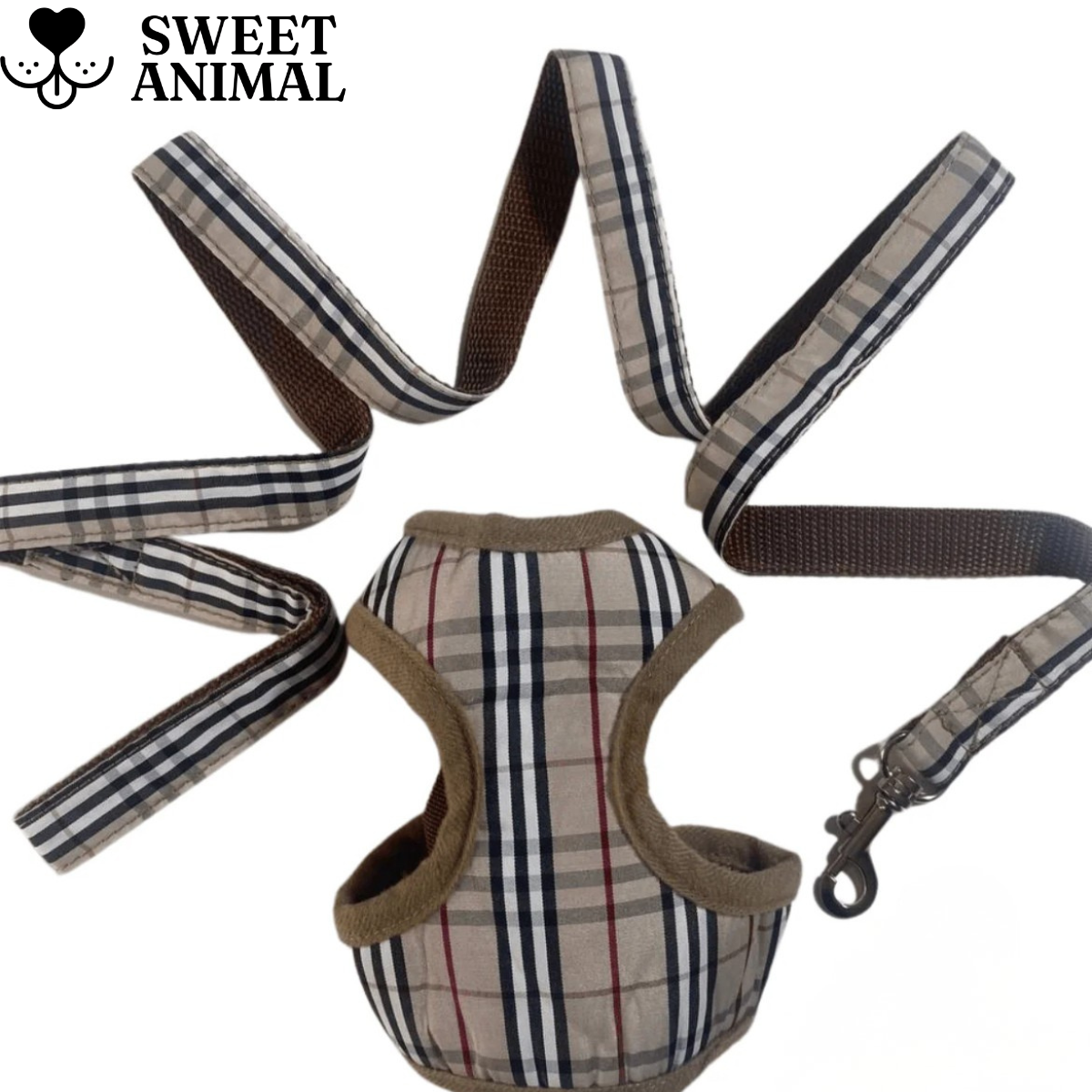 Pettorina e guinzaglio Bauberry