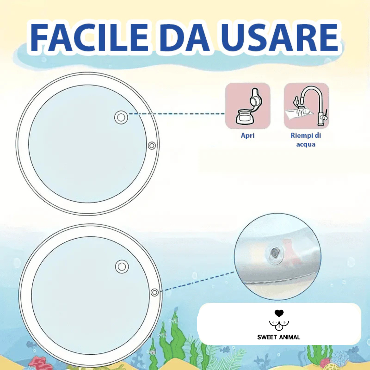 🌴 Lettino Rinfrescante “Oasi Estiva” per Cani & Gatti